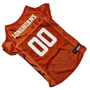 PETS FIRST Texas Longhorns NCAA Mesh Athletic Jersey for Dogs  Size Large